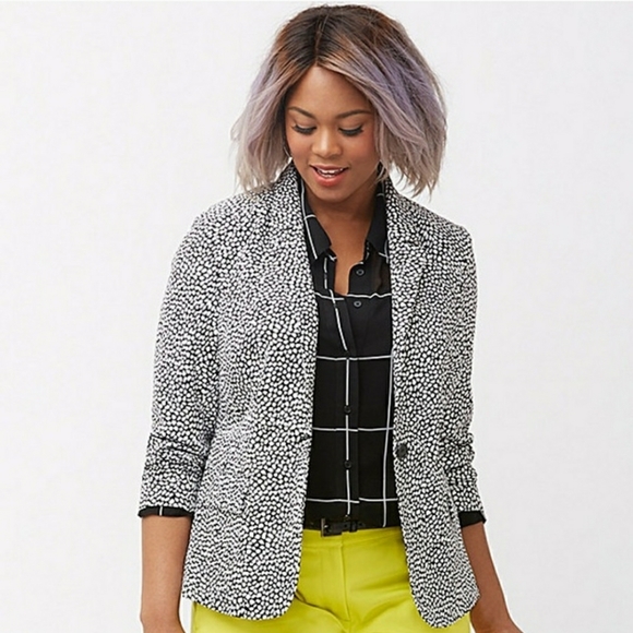 Lane Bryant Jackets & Blazers - Lane Bryant Blazer Business Black White size 26